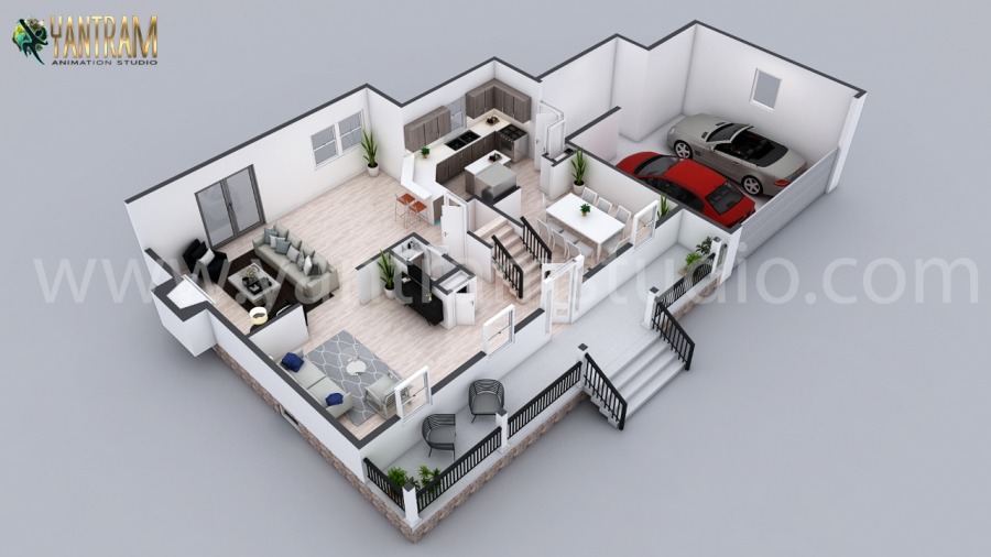 Residential 3D Floor Plan Design by 3d Architectural Design Studio, Houston – Texas