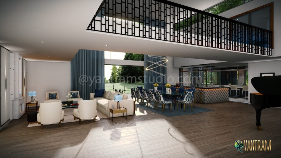 Swinfen Villa’s Interior in Miami, Florida by 3D Interior Designers at 3D Architectural Rendering Studio