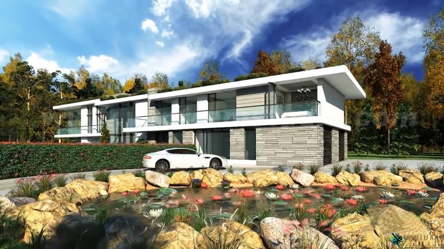 3D Architectural Walkthrough Services presents a beautiful Villa in L.A, California designed by Architectural Design Studio